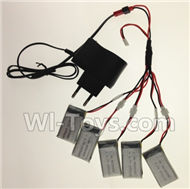 SYMA X5S X5SW X5SC Parts-29 USB Charger wire & Upgrade 1-to-5 Conversion wire & USB-to-Socket Conversion plug((Not include the 5 battery) For SYMA X5S X5SC X5SC Quadcopter UFO parts